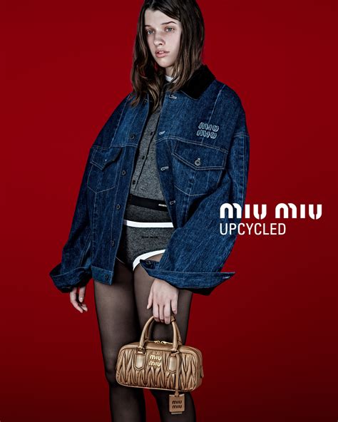 miu miu upcycled collection|miu michu upcycle.